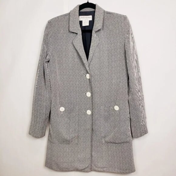 Yves Saint Laurent lightweight herringbone jacket - Picture 1 of 8